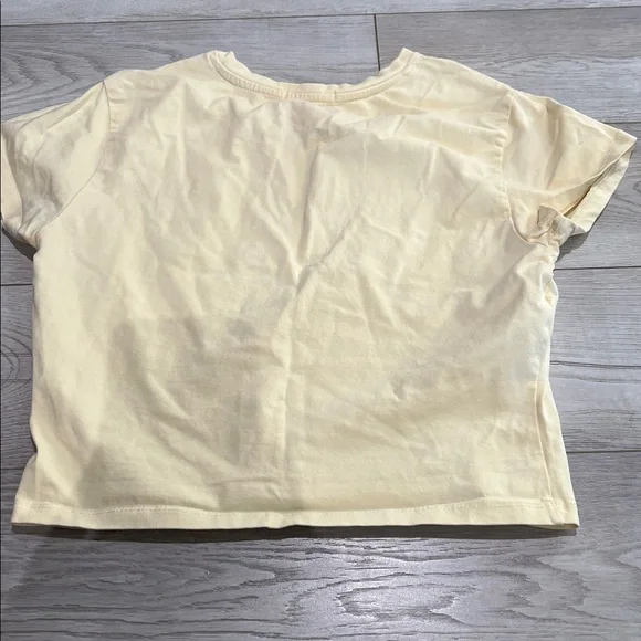 Theory Cream Tee! Super cute and fun shirt - Picture 4 of 4